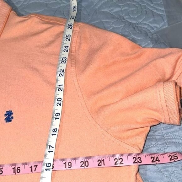 Izod Advantage Performance XXL Peach Polo Shirt Natural Stretch Cotton/Poly Blen - Picture 8 of 8
